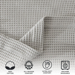 100% Cotton Waffle Weave Blanket