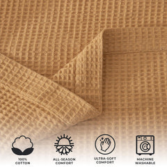 100% Cotton Waffle Weave Blanket