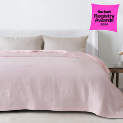 100% Cotton Waffle Weave Blanket