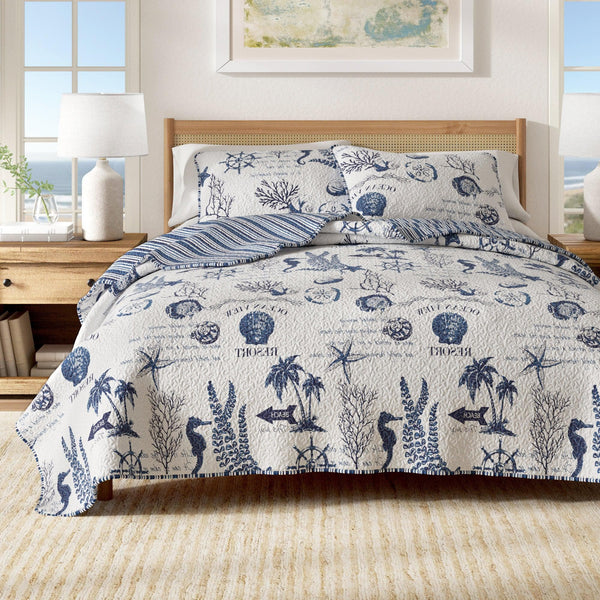 Collection Coastal Style Quilt Bedding