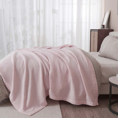 100% Cotton Waffle Weave Blanket