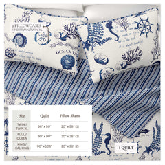 Collection Coastal Style Quilt Bedding