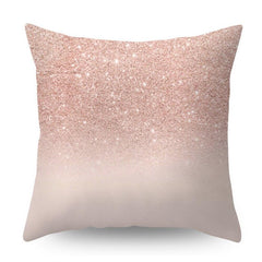 Nordic Pink Geometric Floral Decorative Pillow Covers