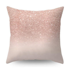 Nordic Pink Geometric Floral Decorative Pillow Covers