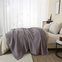 100% Cotton Waffle Weave Blanket