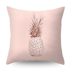 Nordic Pink Geometric Floral Decorative Pillow Covers