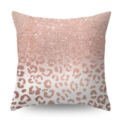 Nordic Pink Geometric Floral Decorative Pillow Covers