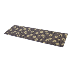Wild Flowers Gray Coir Outdoor Doormat