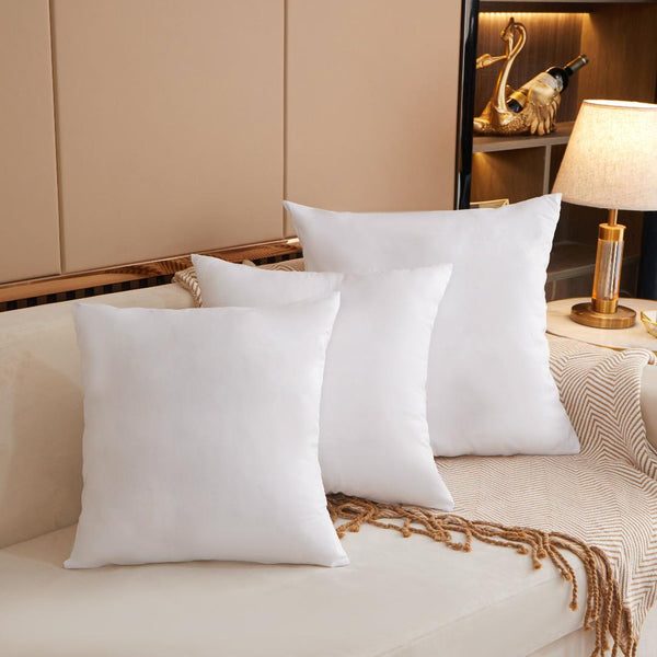 4-Piece Soft Fluffy Square Pillow Inserts