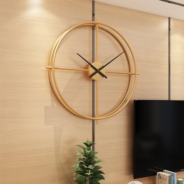 Vintage Metal European Round Wall Clock