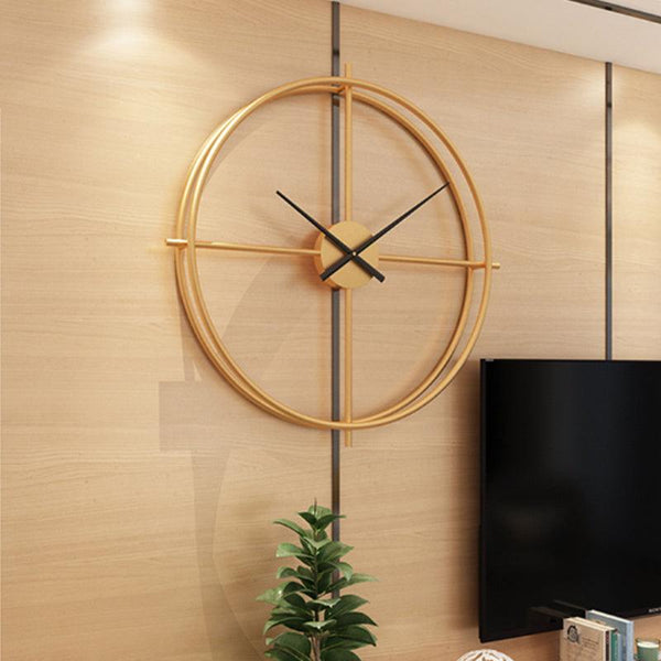 Vintage Metal European Round Wall Clock