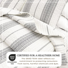 Wesley Collection Classic Stripe Quilt Bedding