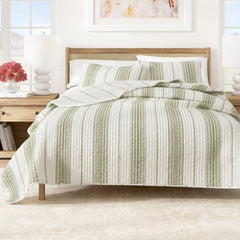 Wesley Collection Classic Stripe Quilt Bedding