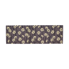 Wild Flowers Gray Coir Outdoor Doormat